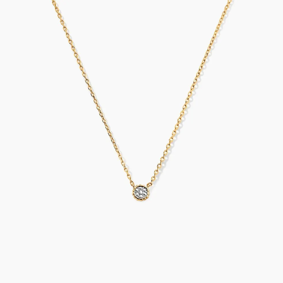 Collier Mon 1er Diamant Or Jaune Diamant