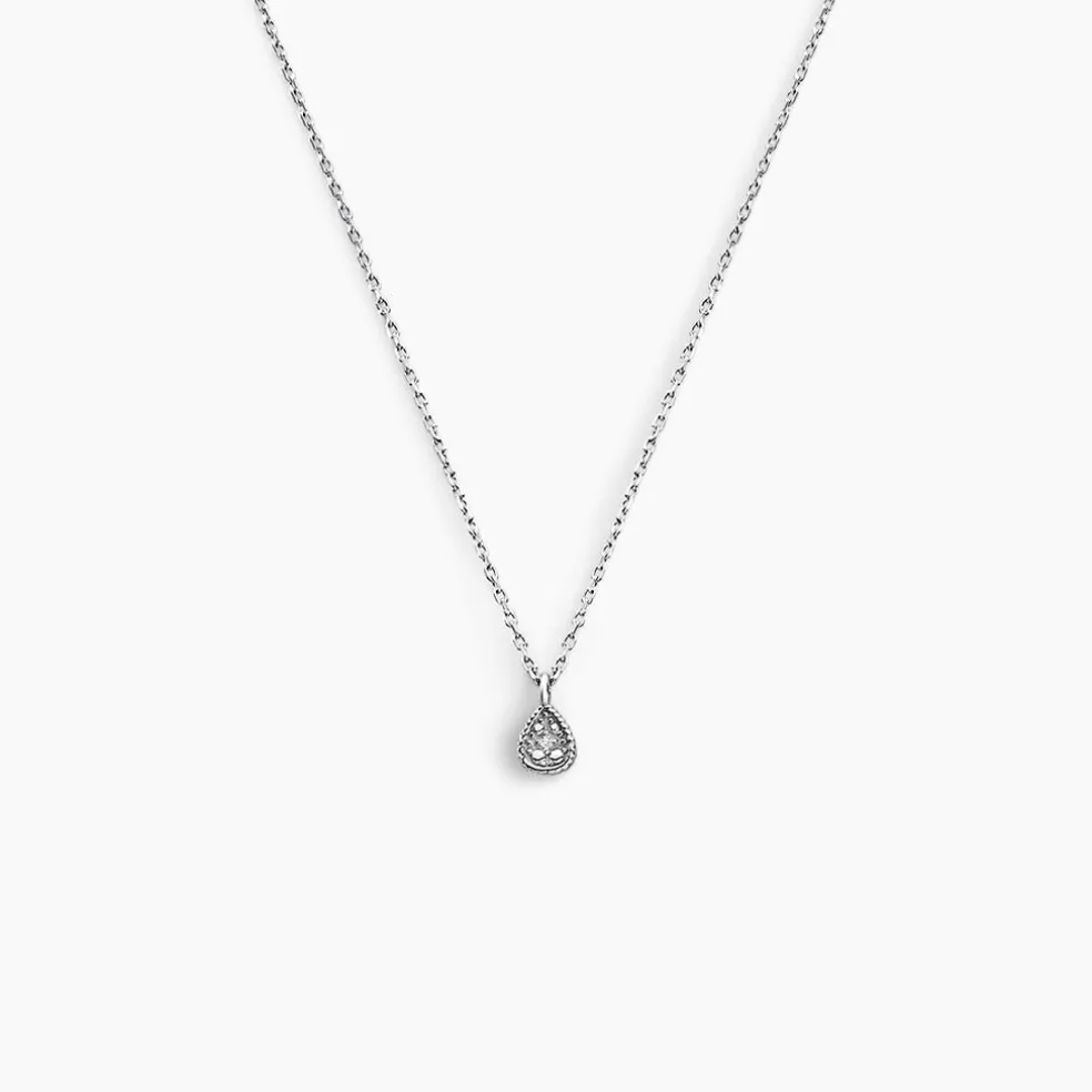 Collier Mon 1er Diamant Or Blanc Diamant