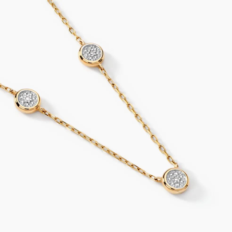 Collier Mon 1er Diamant Or Jaune Diamant