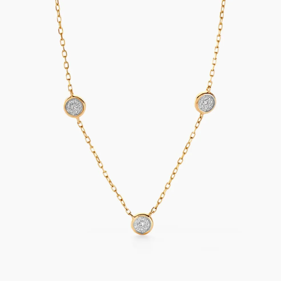 Collier Mon 1er Diamant Or Jaune Diamant