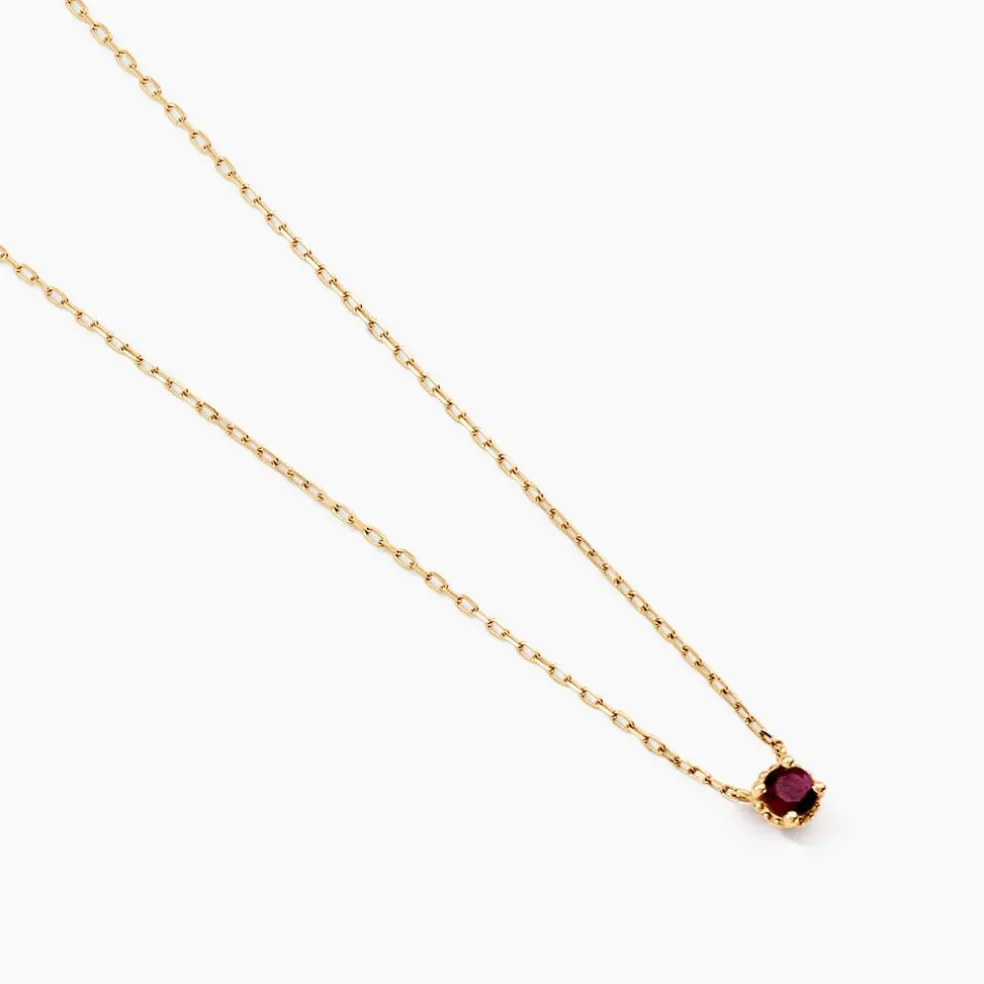 Collier Onora Or Jaune Rubis