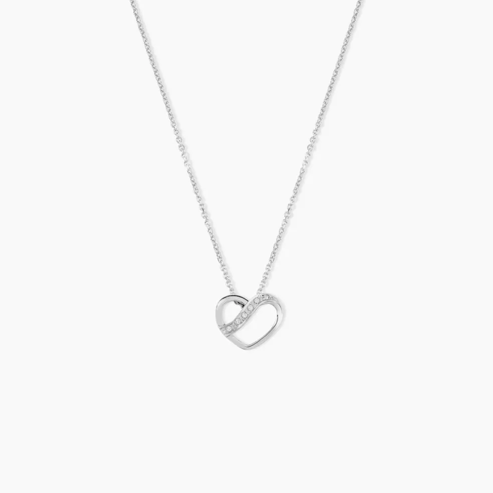 Collier Or Blanc Juliane Diamants
