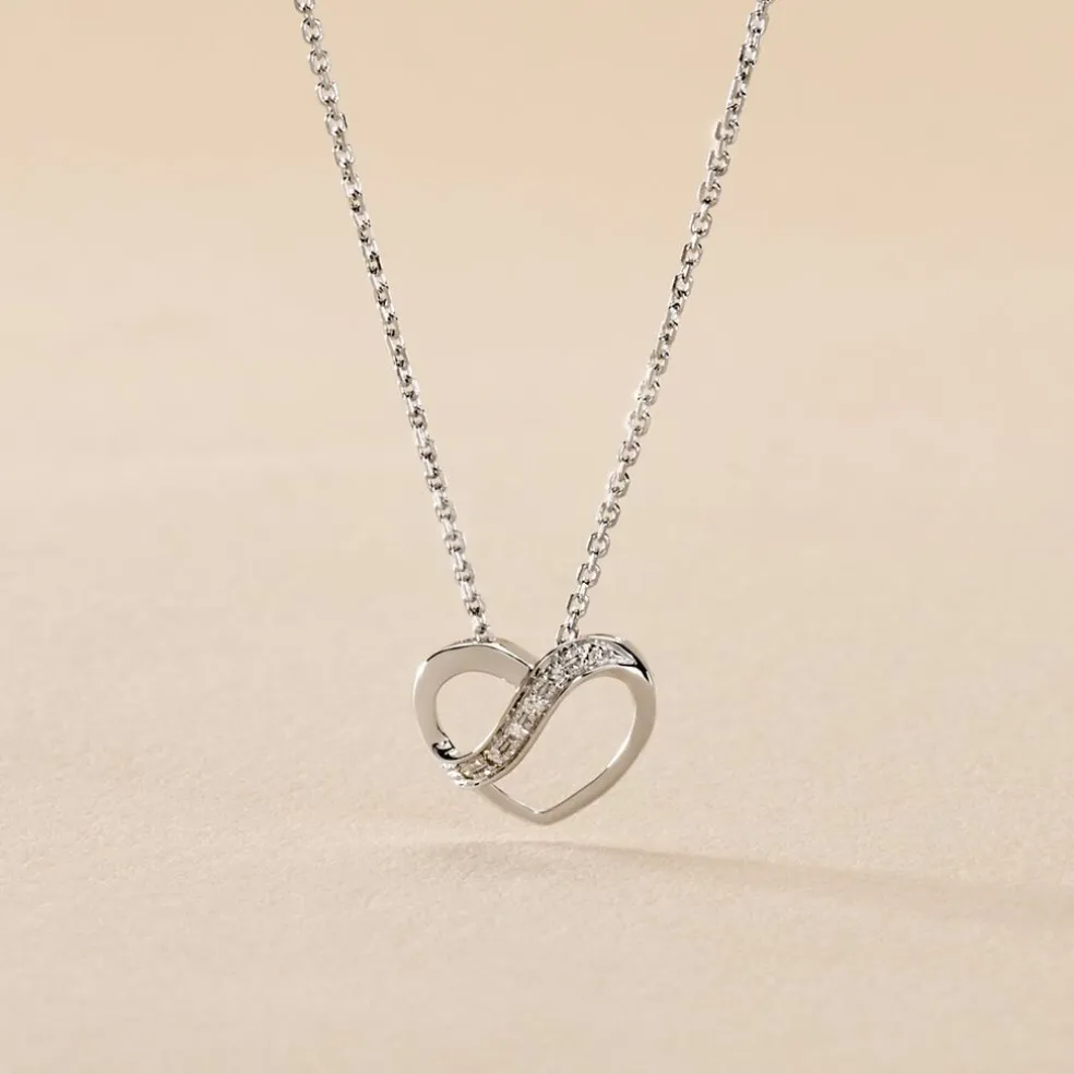 Collier Or Blanc Juliane Diamants