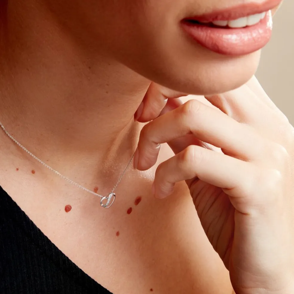 Collier Or Blanc Juliane Diamants