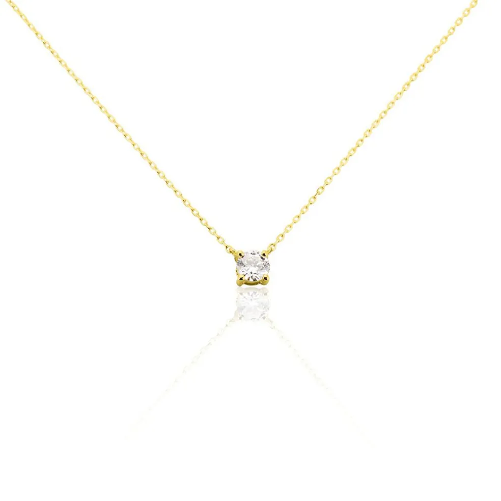 Collier Or Jaune Aphrodite Diamant