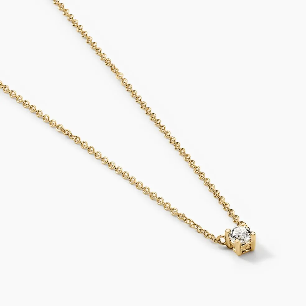 Collier Or Jaune Aphrodite Et Diamant