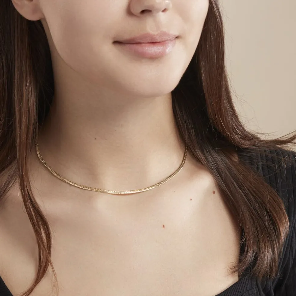 Collier Or Jaune Izel Maille Anglaise