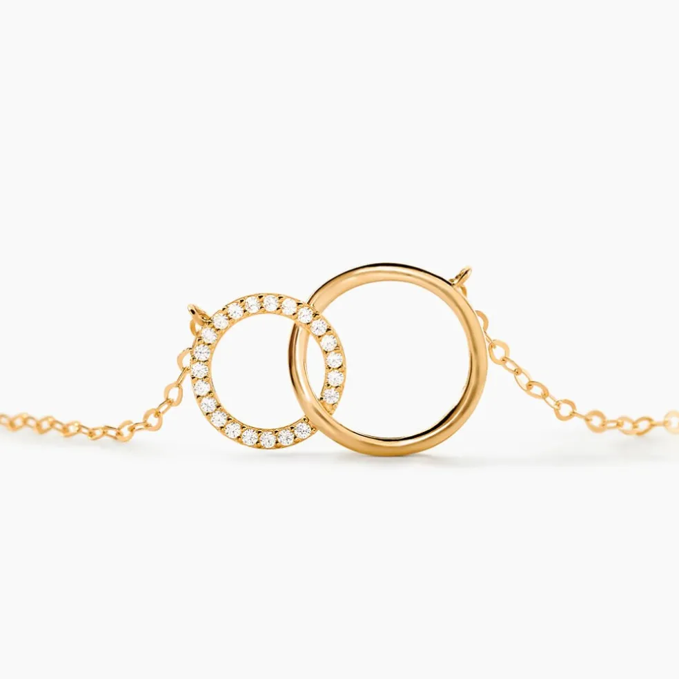 Collier Or Jaune Nesrine Oxydes