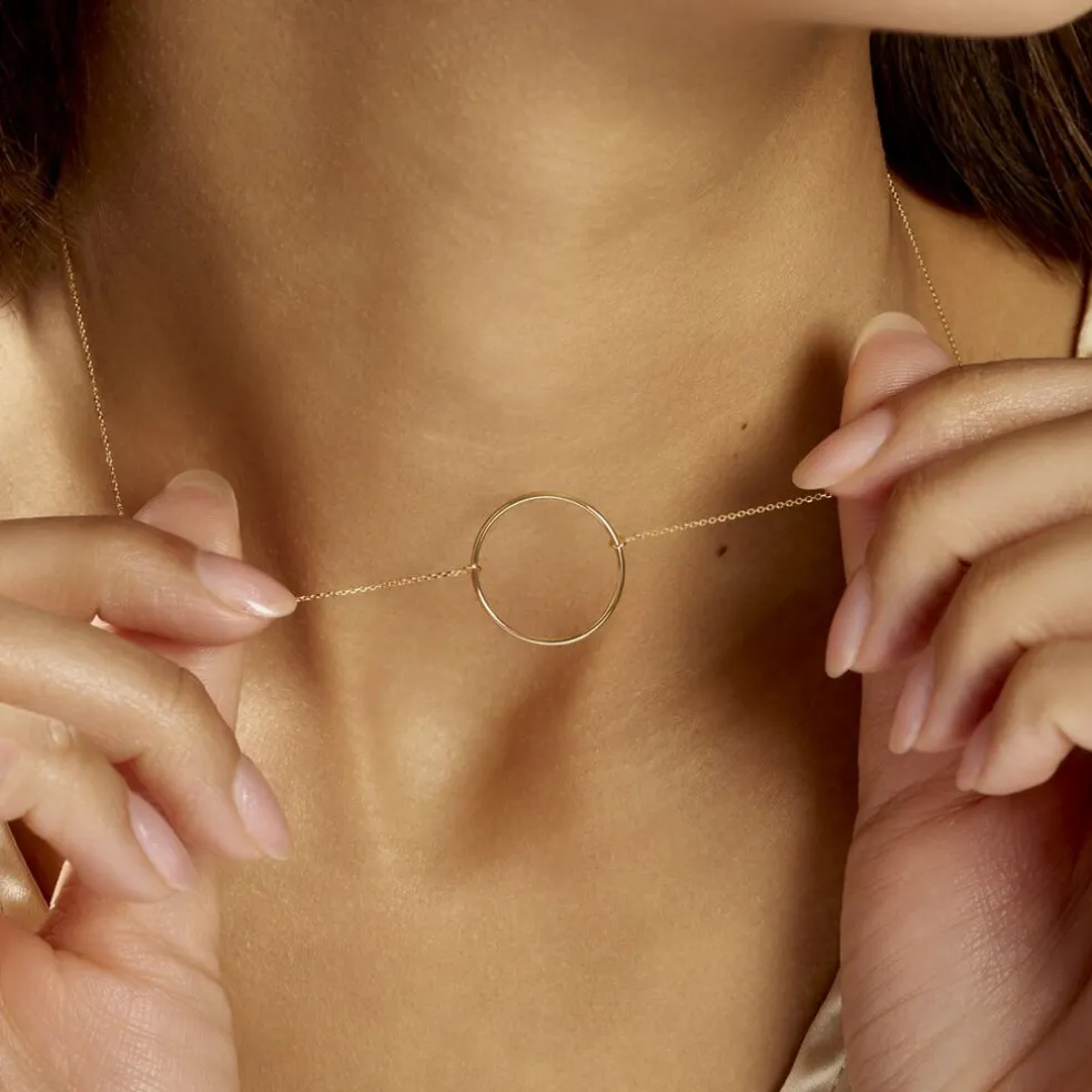 Collier Pink Or Jaune