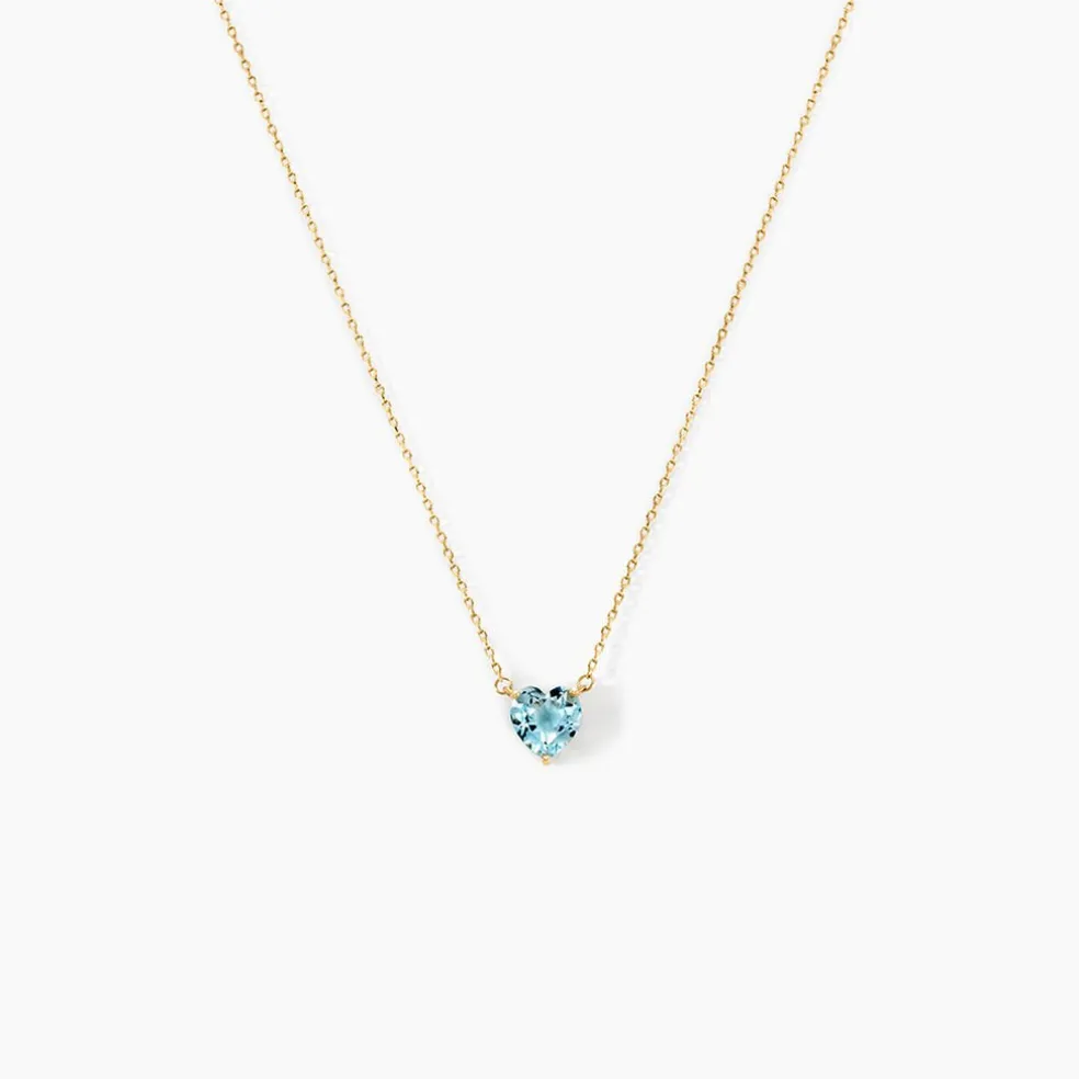 Collier Tender Love Or Jaune Topaze