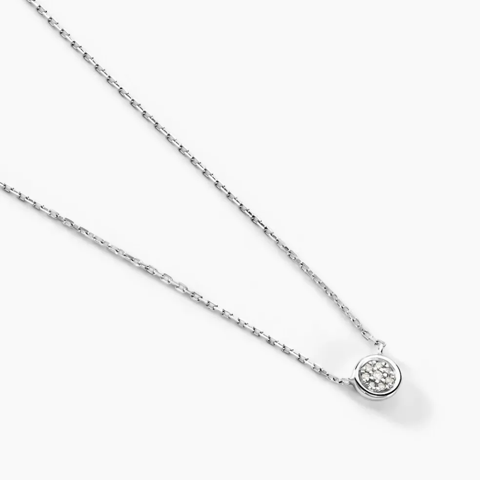 Collier Violanda Or Blanc Diamant