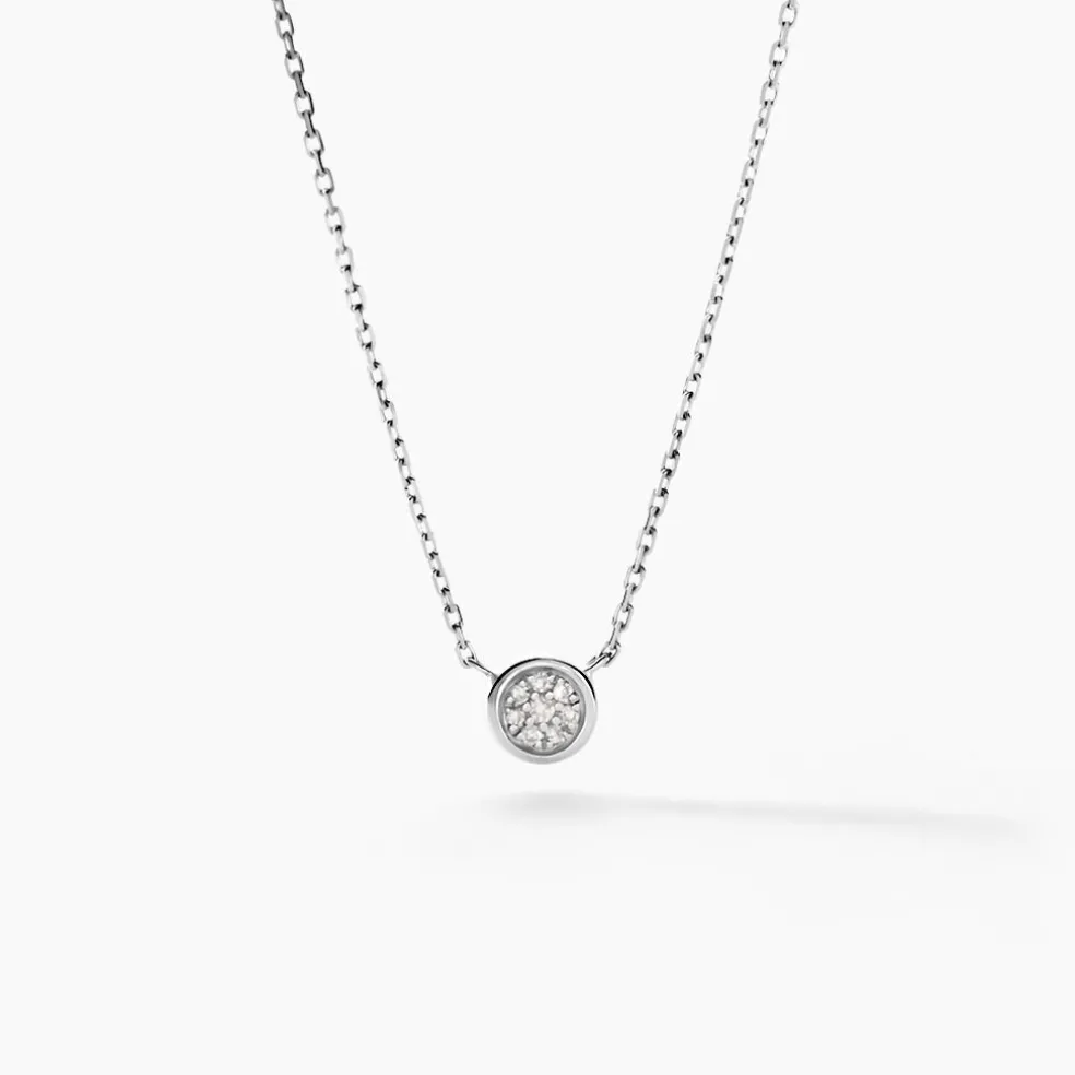Collier Violanda Or Blanc Diamant