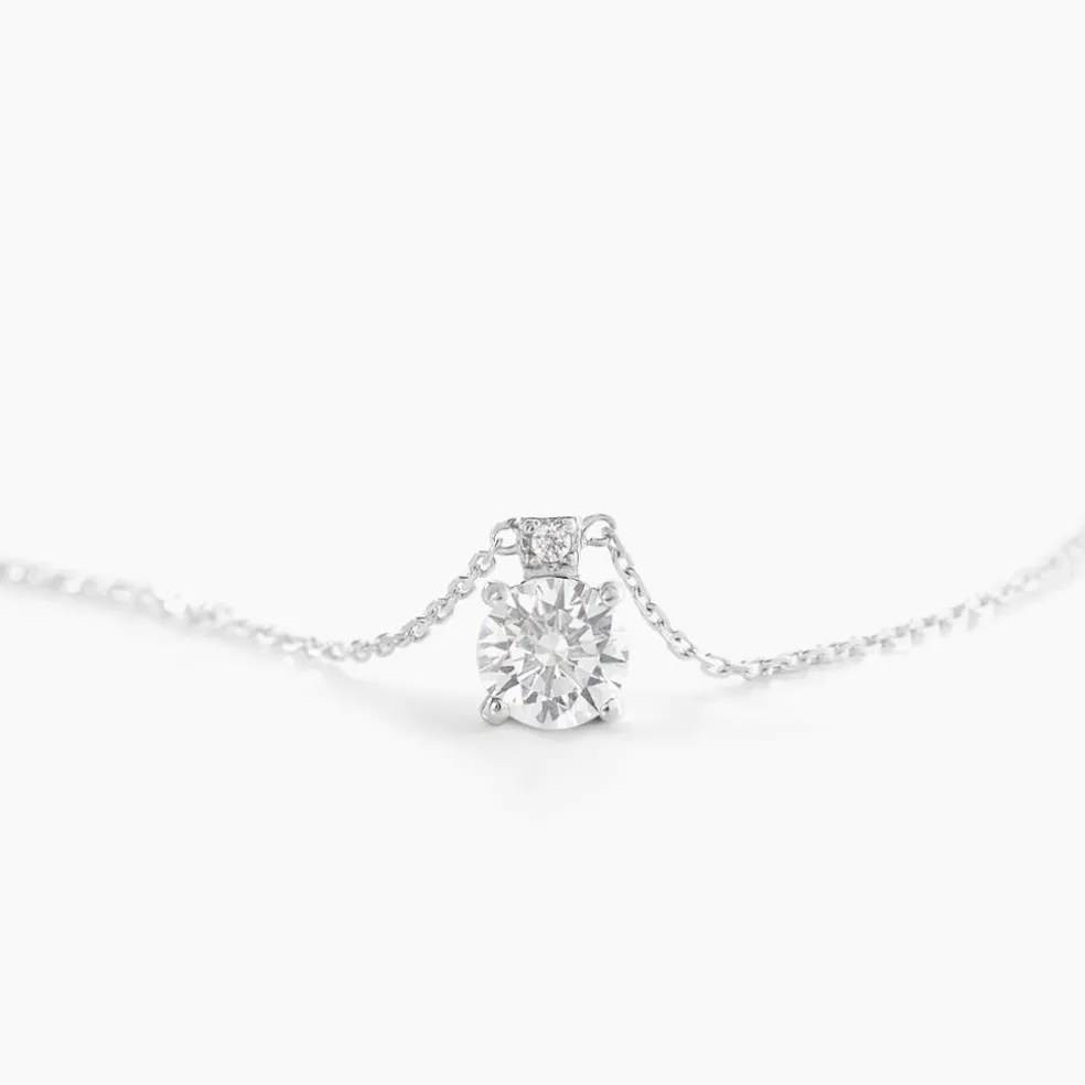 Collier Zilda Or Blanc Oxyde De Zirconium