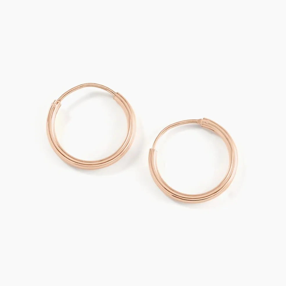 Créoles Argent Rose Olympia