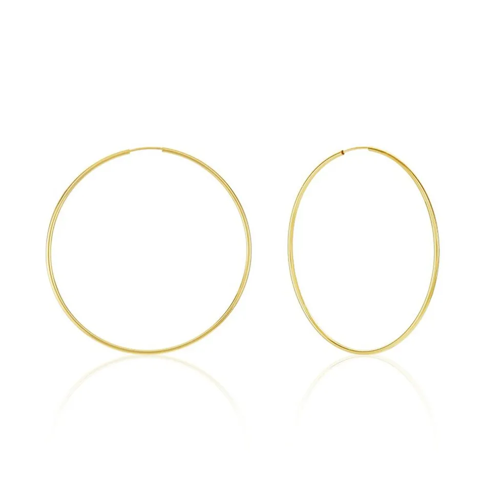 Créoles Dominae Flexible Or Jaune