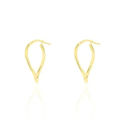 Créoles Hellen Or Jaune