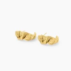 Créoles Organic Acier Jaune