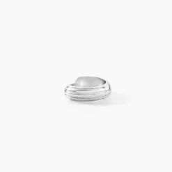 Créoles Pulse Argent Blanc