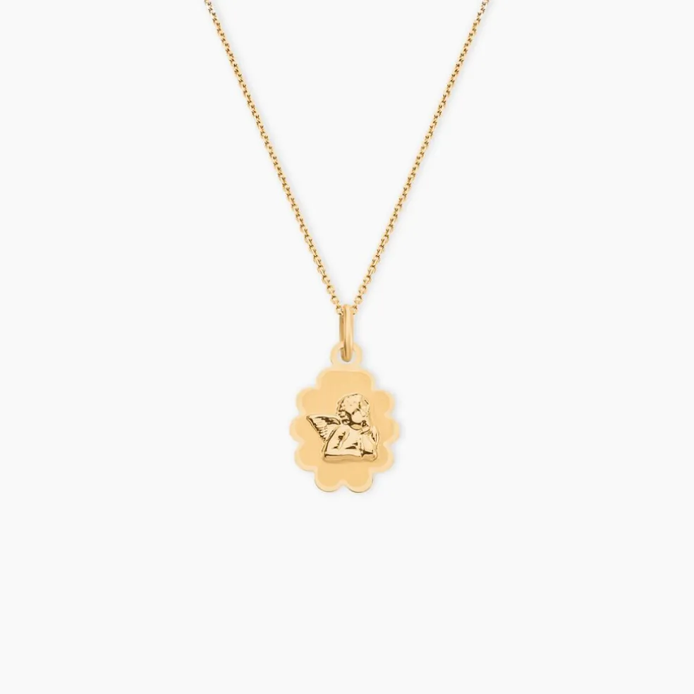 Pendentif Ange Nuage Or Jaune