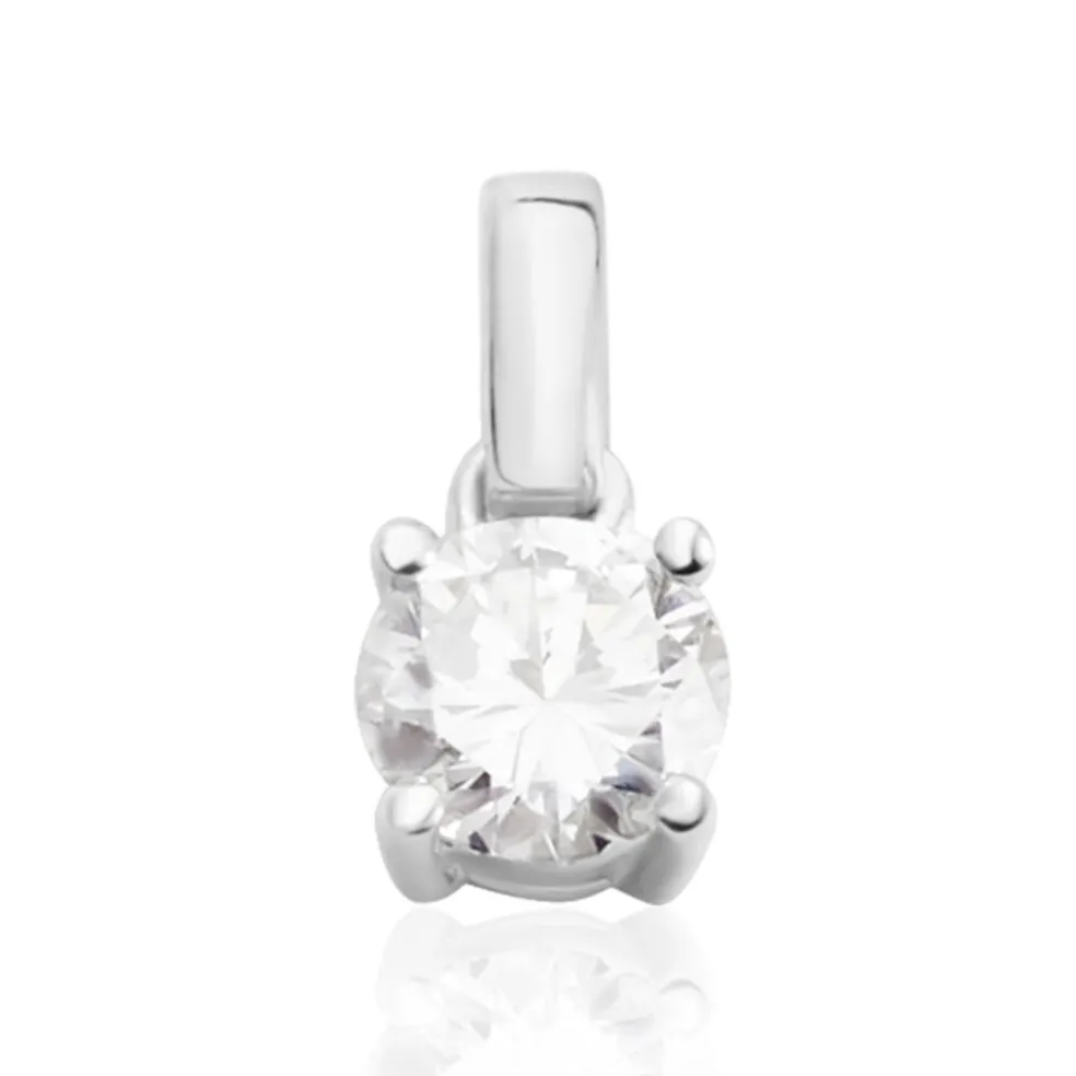 Pendentif Aphrodite Or Blanc Diamant