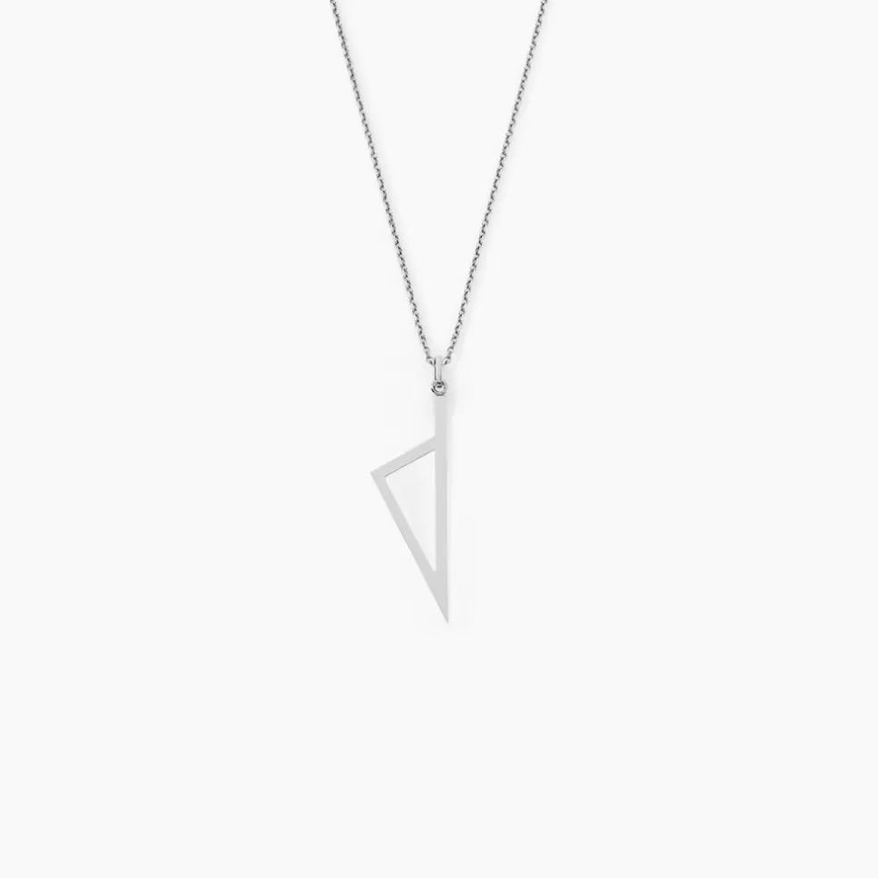 Pendentif Corsu Or Blanc