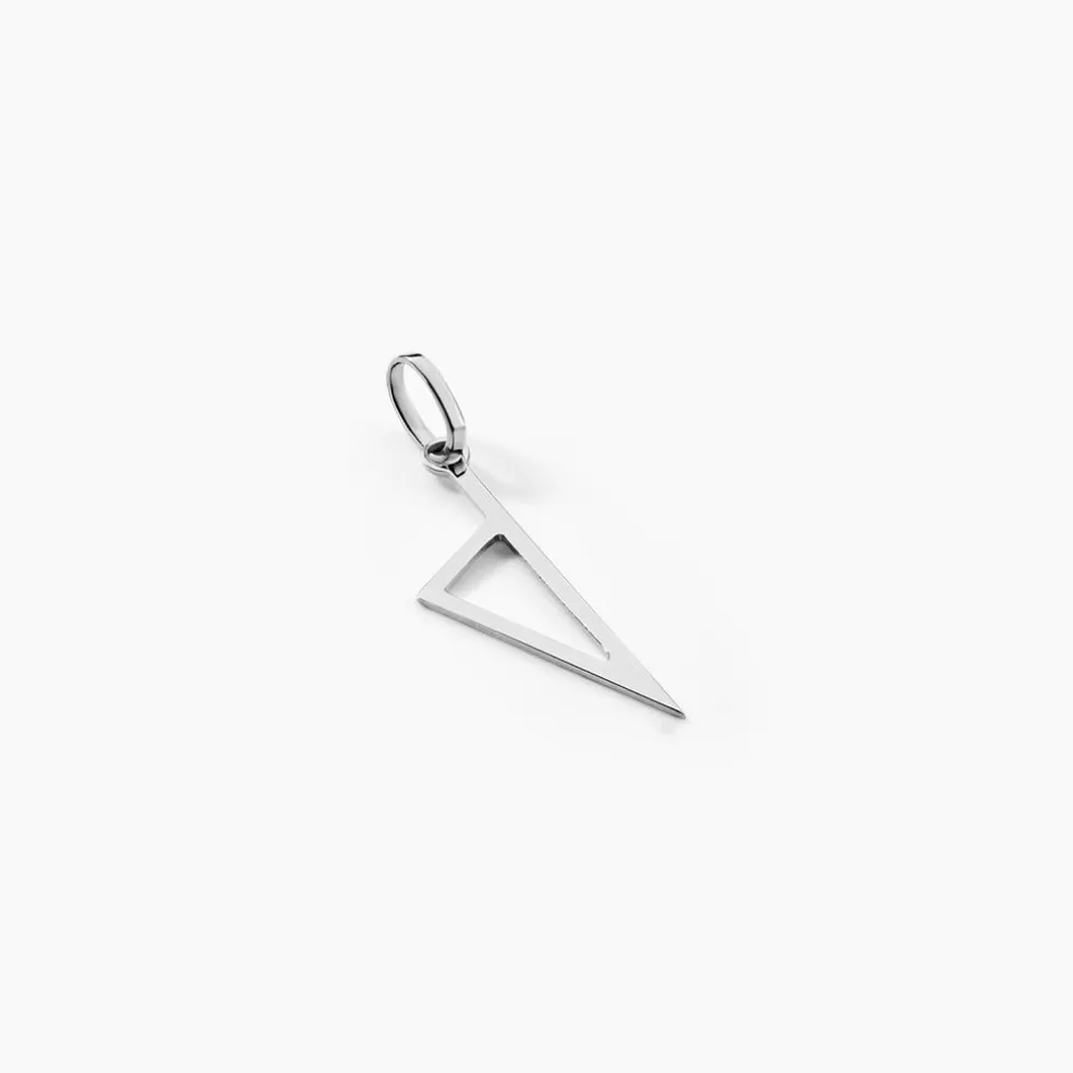Pendentif Corsu Or Blanc