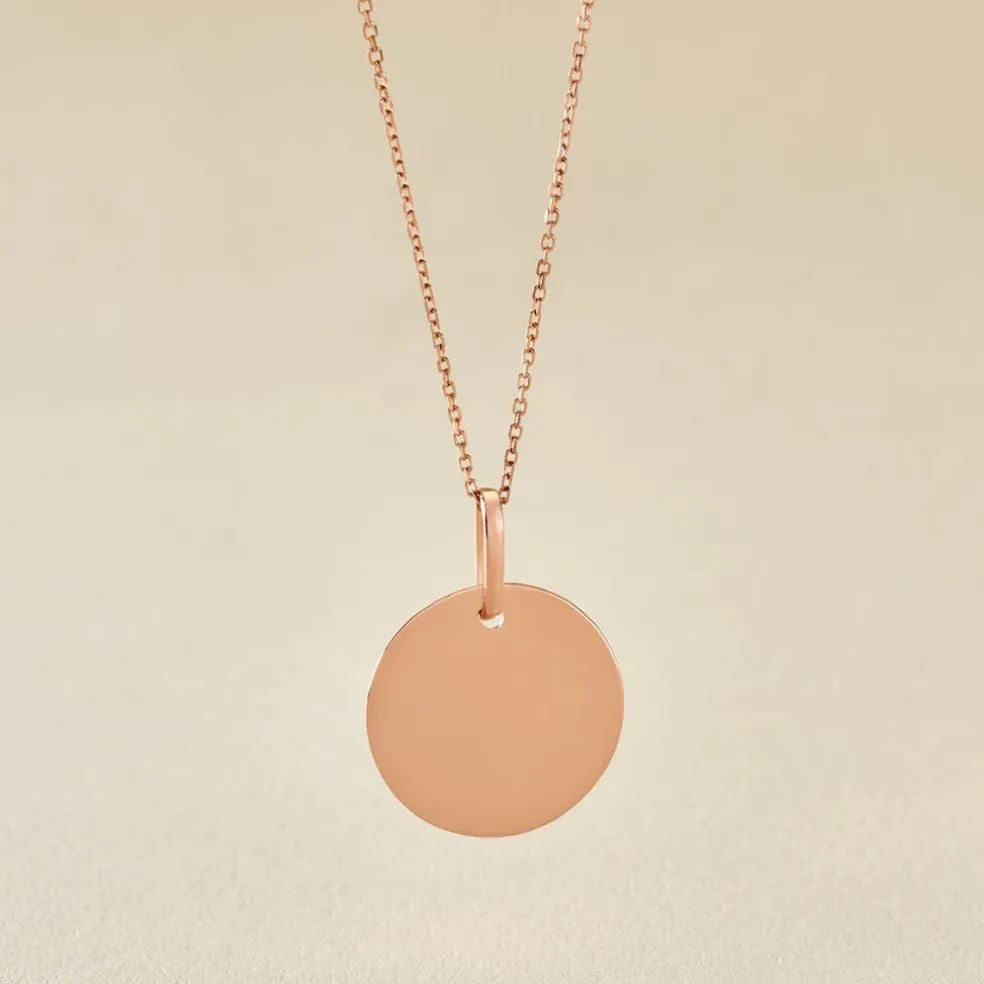 Pendentif Elisandre Argent Rose