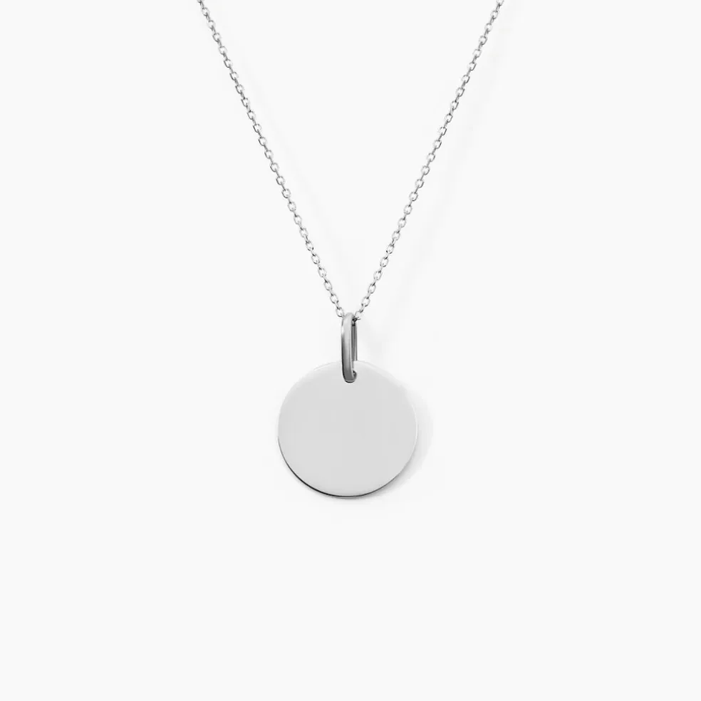 Pendentif Elisandre Argent Blanc