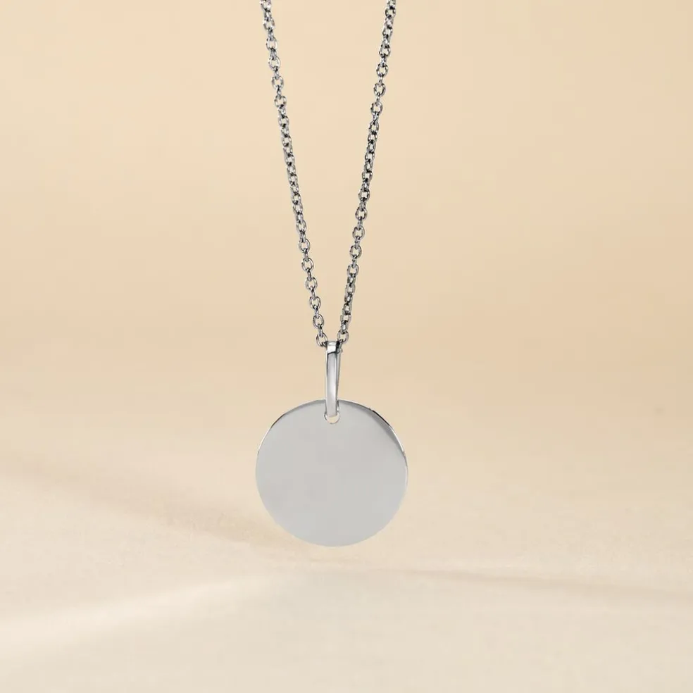 Pendentif Elisandre Argent Blanc