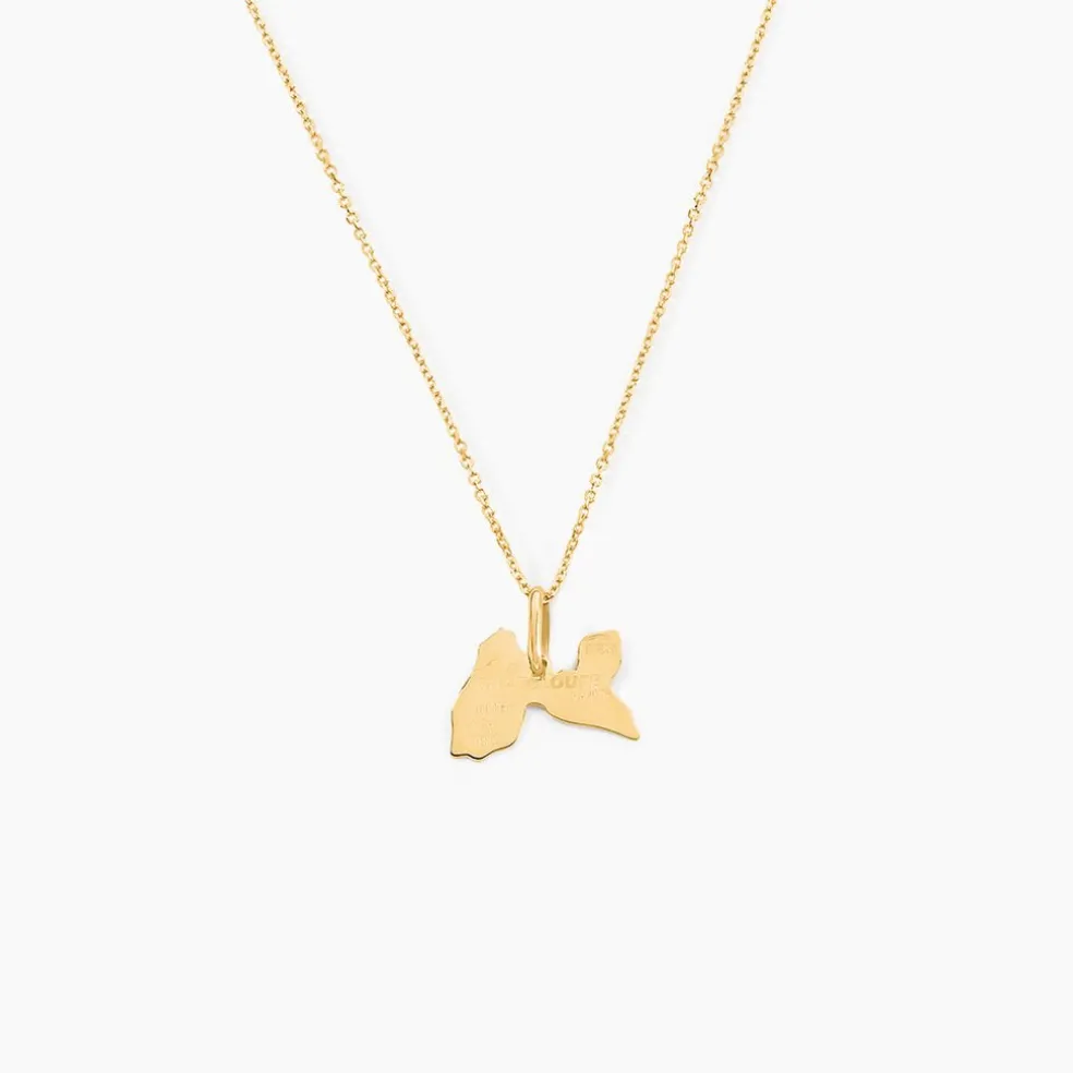 Pendentif Gaietana Guadeloupe Or Jaune
