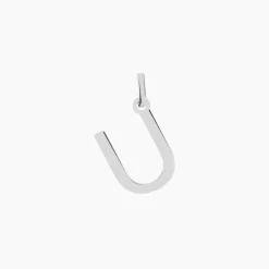 Pendentif Ionia Lettre Or Blanc