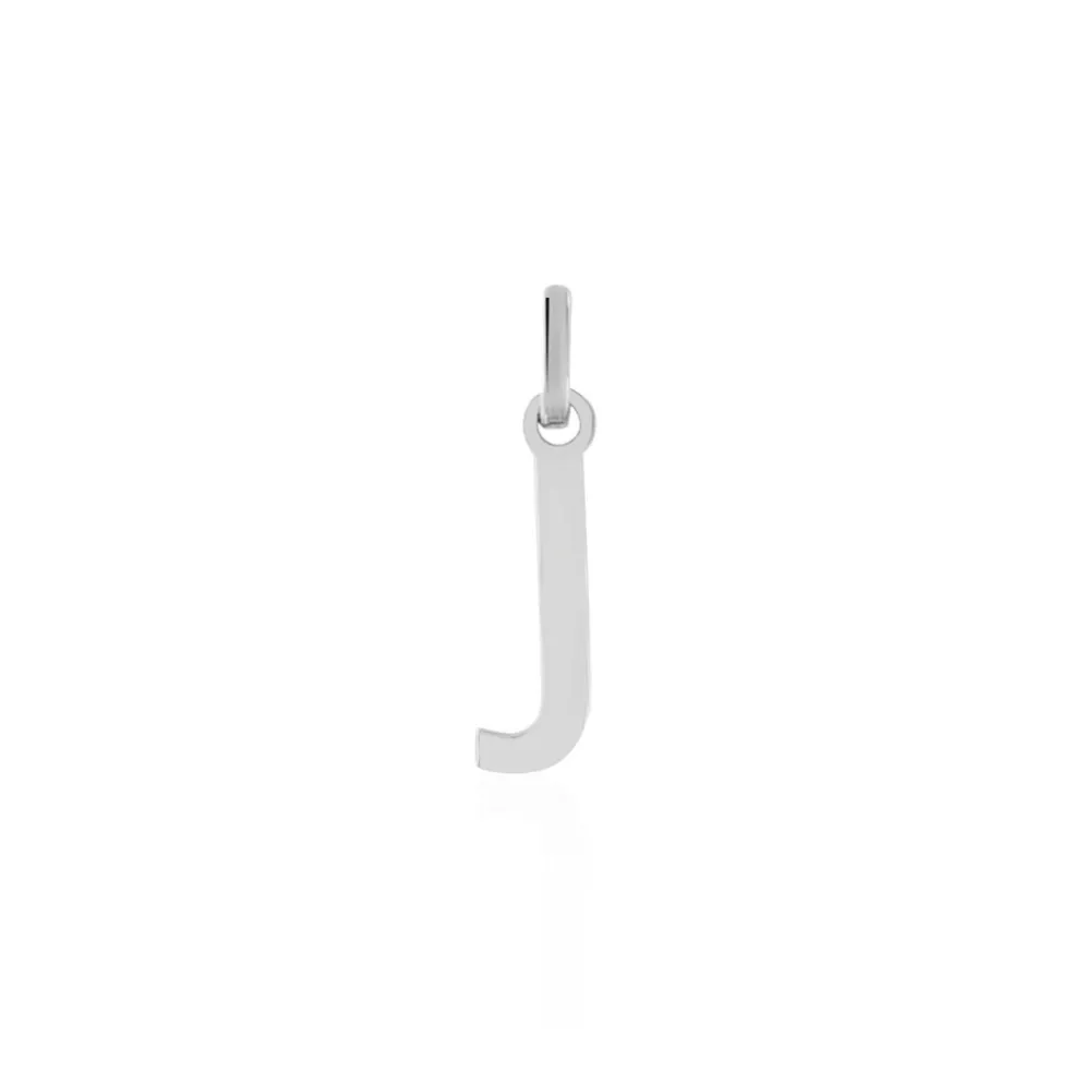 Pendentif Ionia Lettre Or Blanc