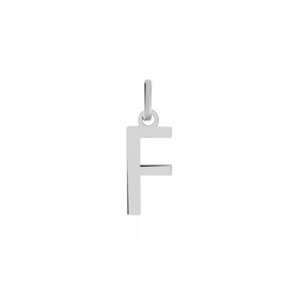Pendentif Ionia Lettre Or Blanc