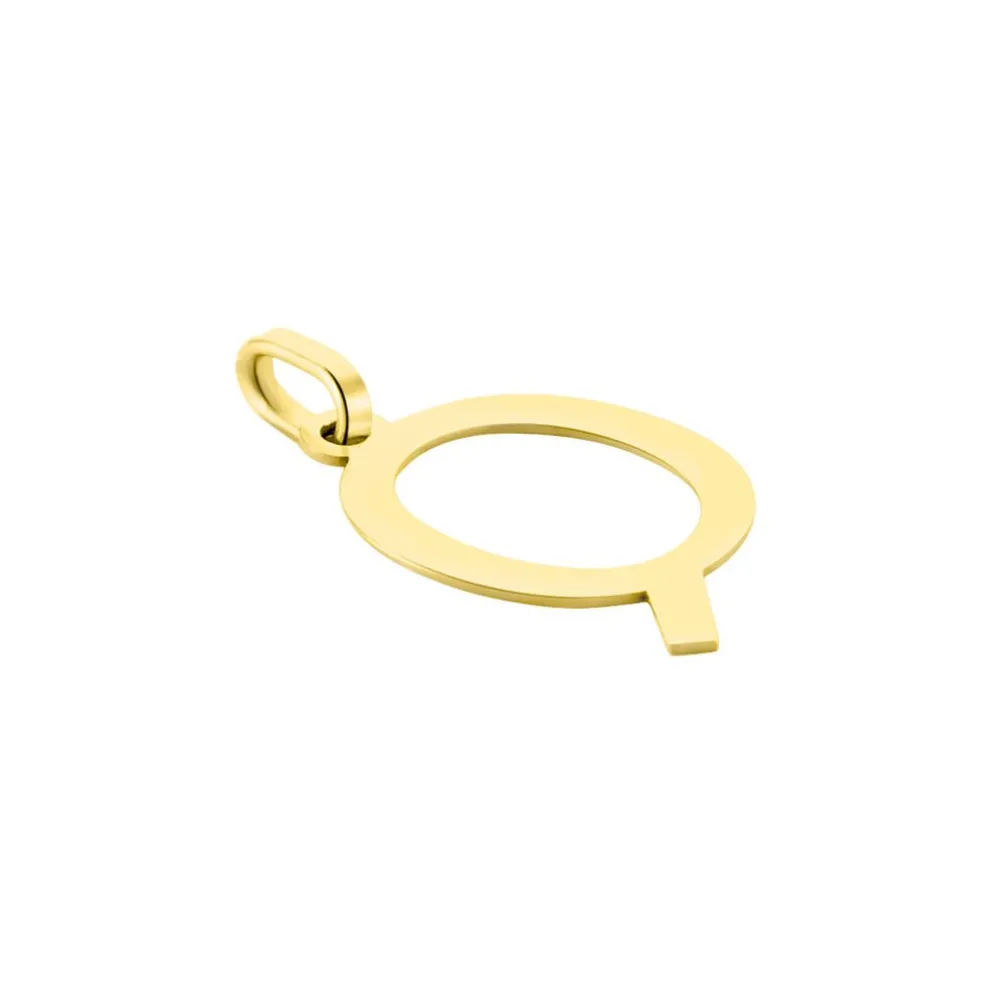 Pendentif Ionia Lettre Or Jaune