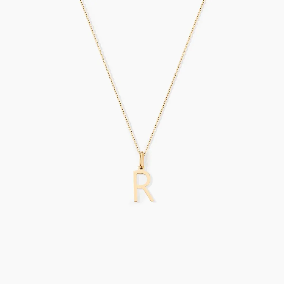 Pendentif Ionia Lettre Or Jaune