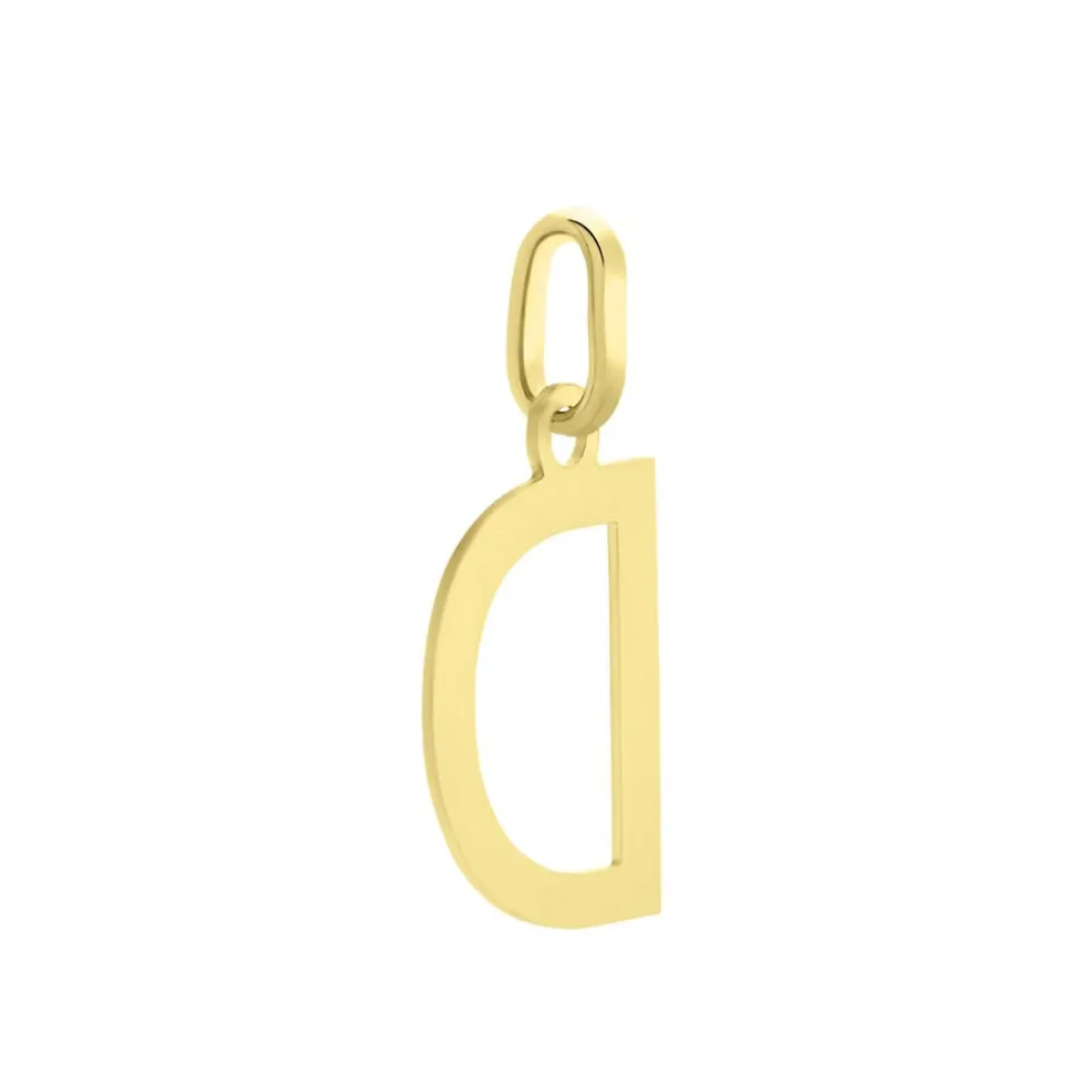 Pendentif Ionia Lettre Or Jaune