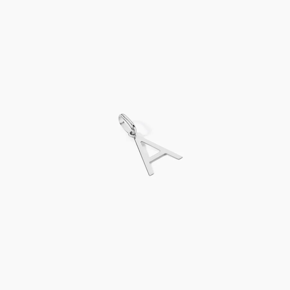 Pendentif Ionia Lettre Or Blanc