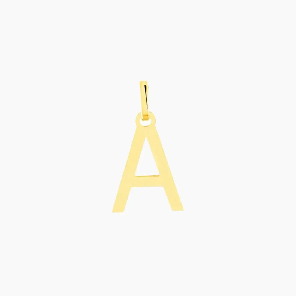 Pendentif Ionia Lettre Or Jaune