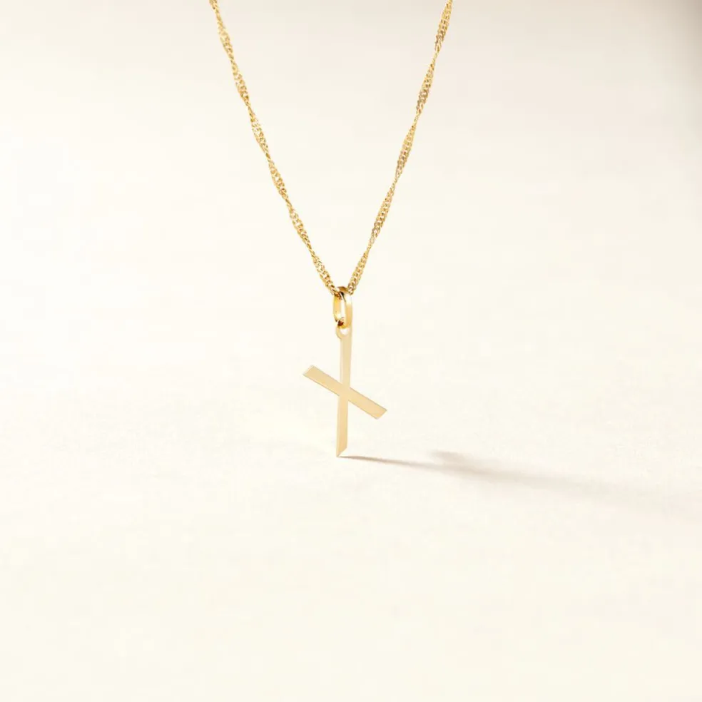 Pendentif Ionia Lettre Or Jaune
