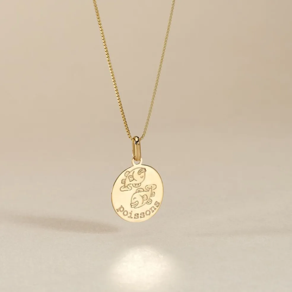 Pendentif Jannila Zodiaque Or Jaune