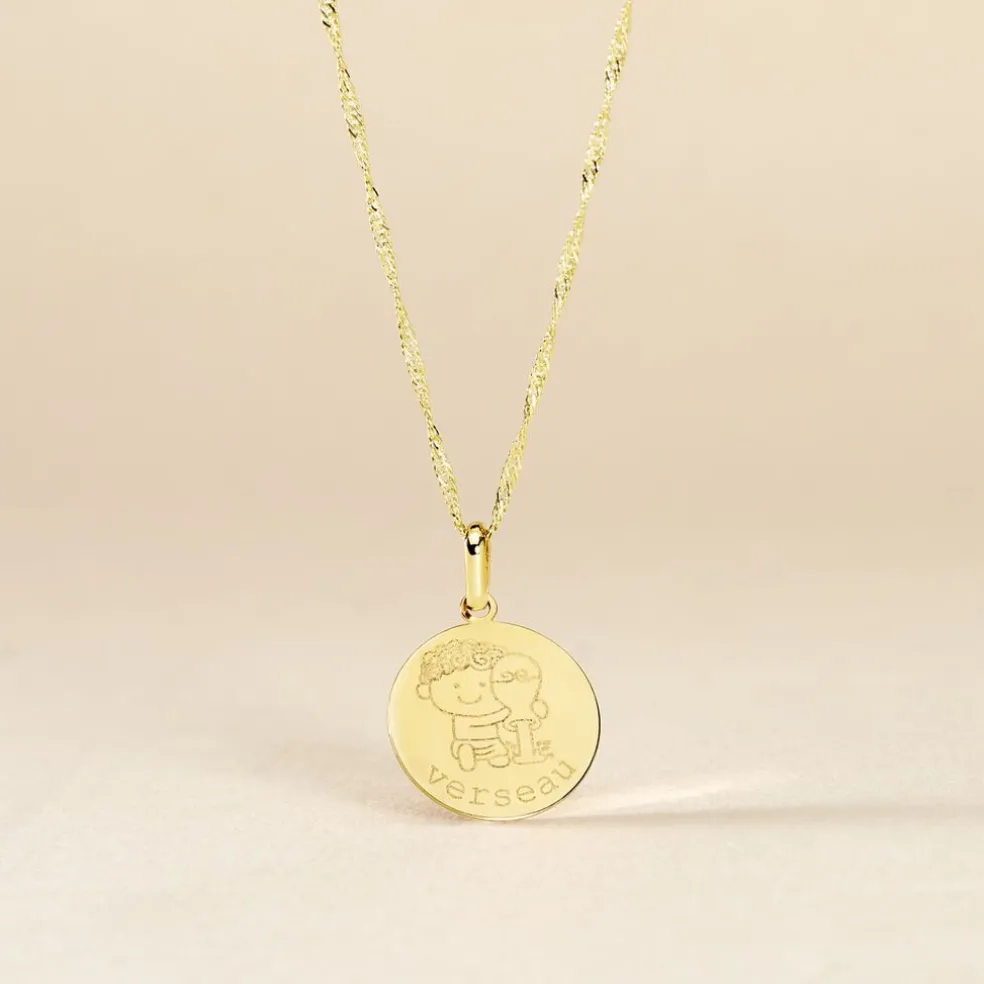 Pendentif Jannila Zodiaque Or Jaune