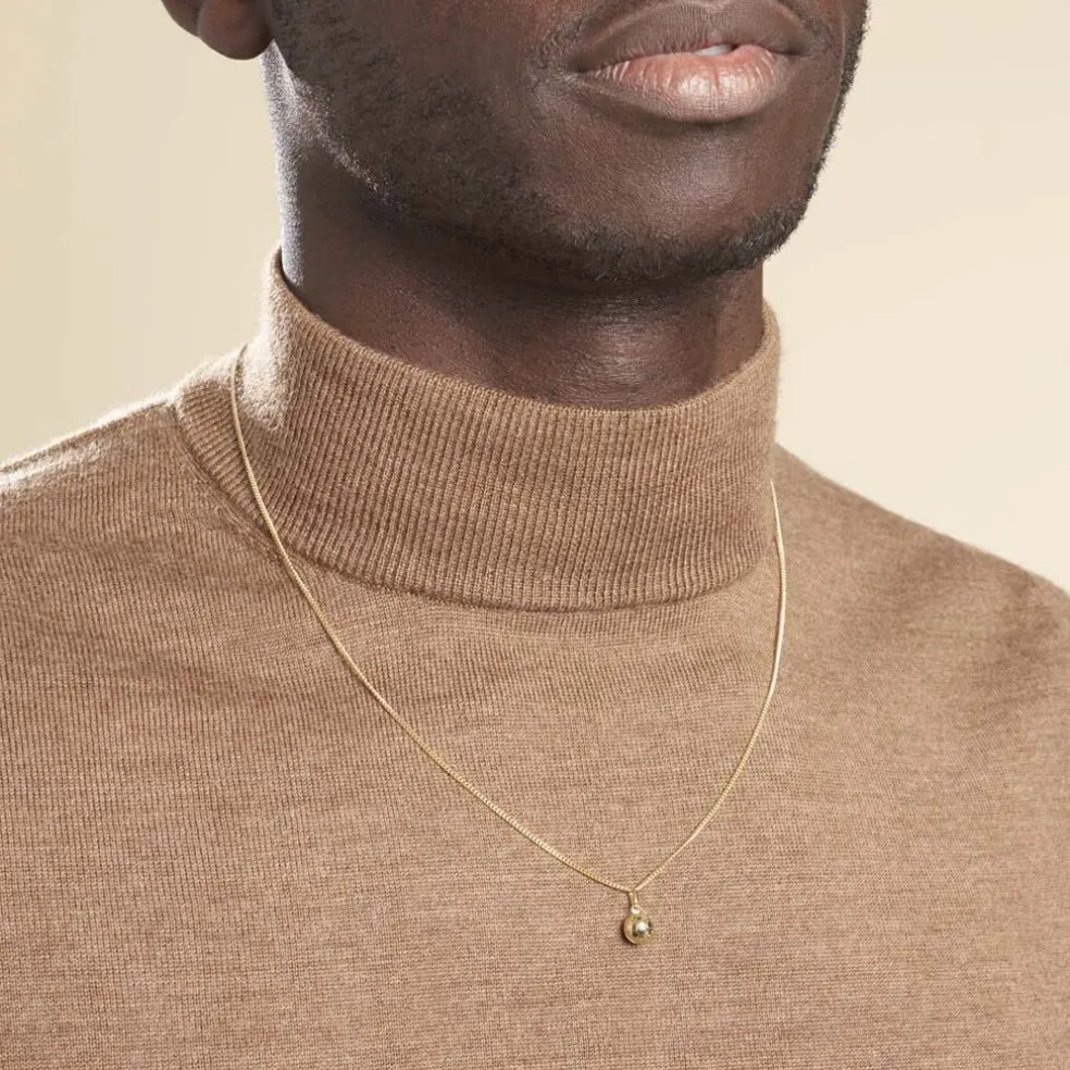 Pendentif Julius Sport Foot Or Jaune