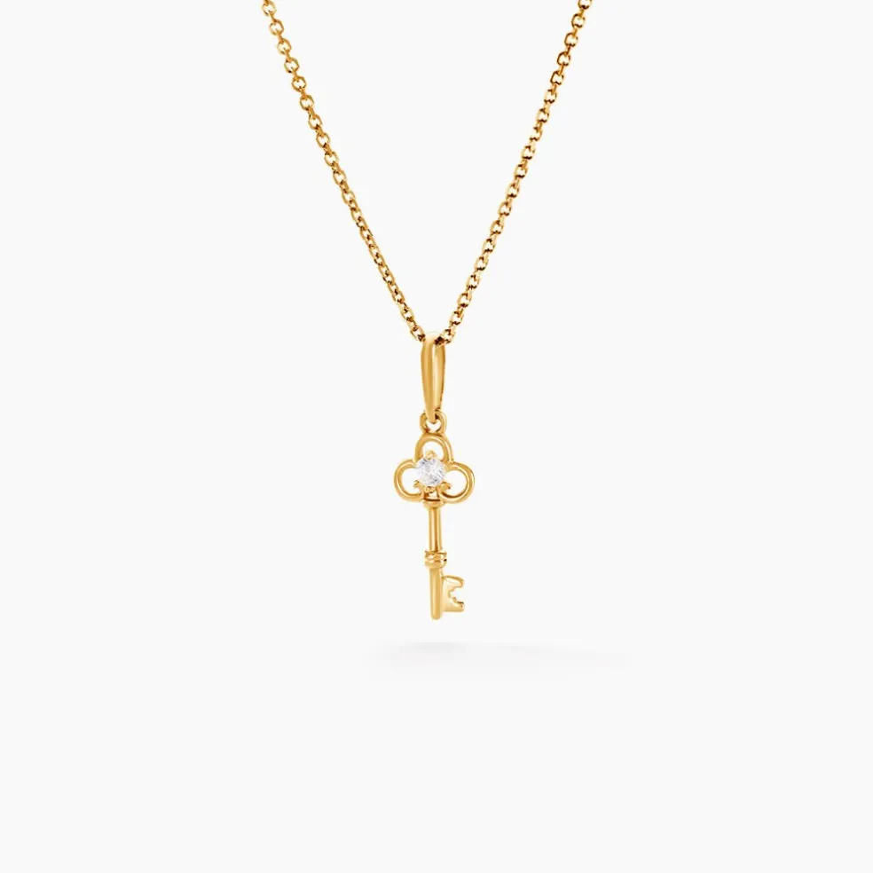 Pendentif Kees Or Jaune Oxyde De Zirconium