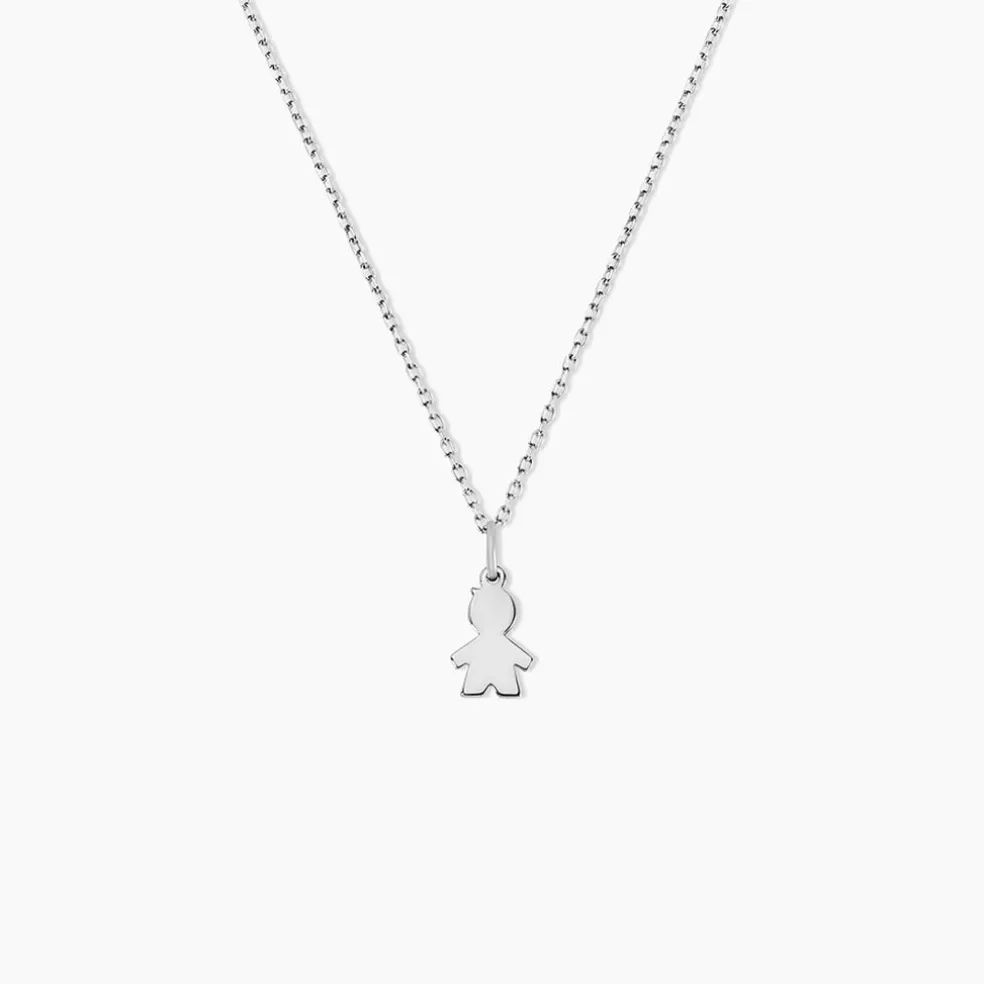 Pendentif Kids Argent Blanc