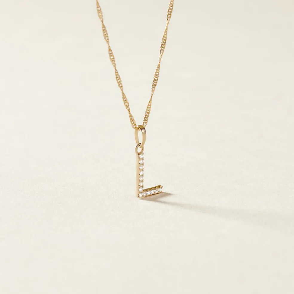 Pendentif Klementine Or Jaune Oxyde De Zirconium