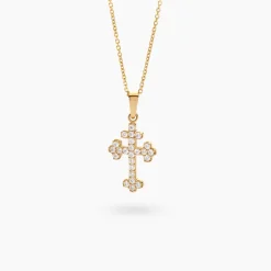Pendentif Krister Or Jaune Oxyde De Zirconium