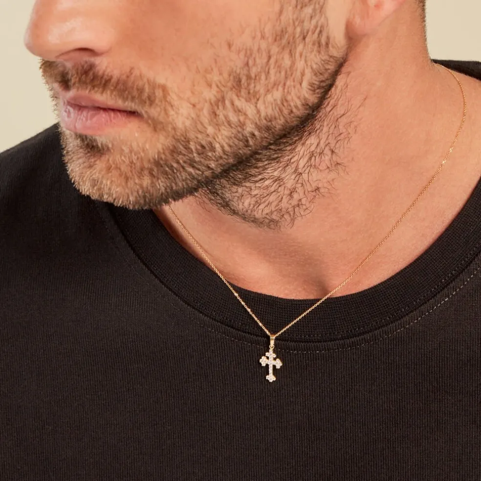 Pendentif Krister Or Jaune Oxyde De Zirconium
