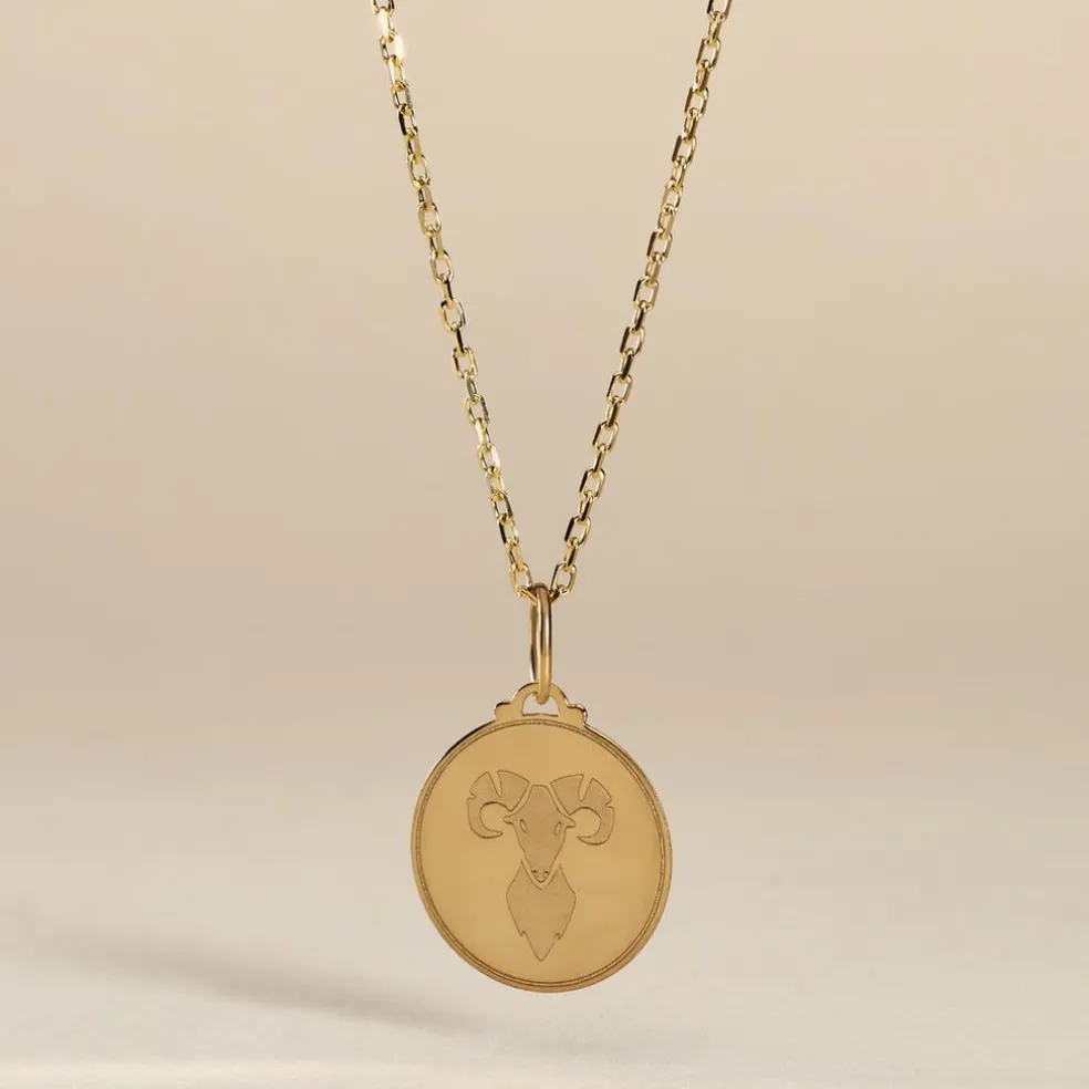 Pendentif Lamie Zodiaque Or Jaune