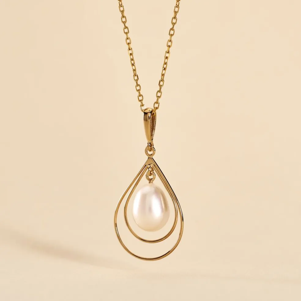 Pendentif Martyna Or Jaune Perle De Culture