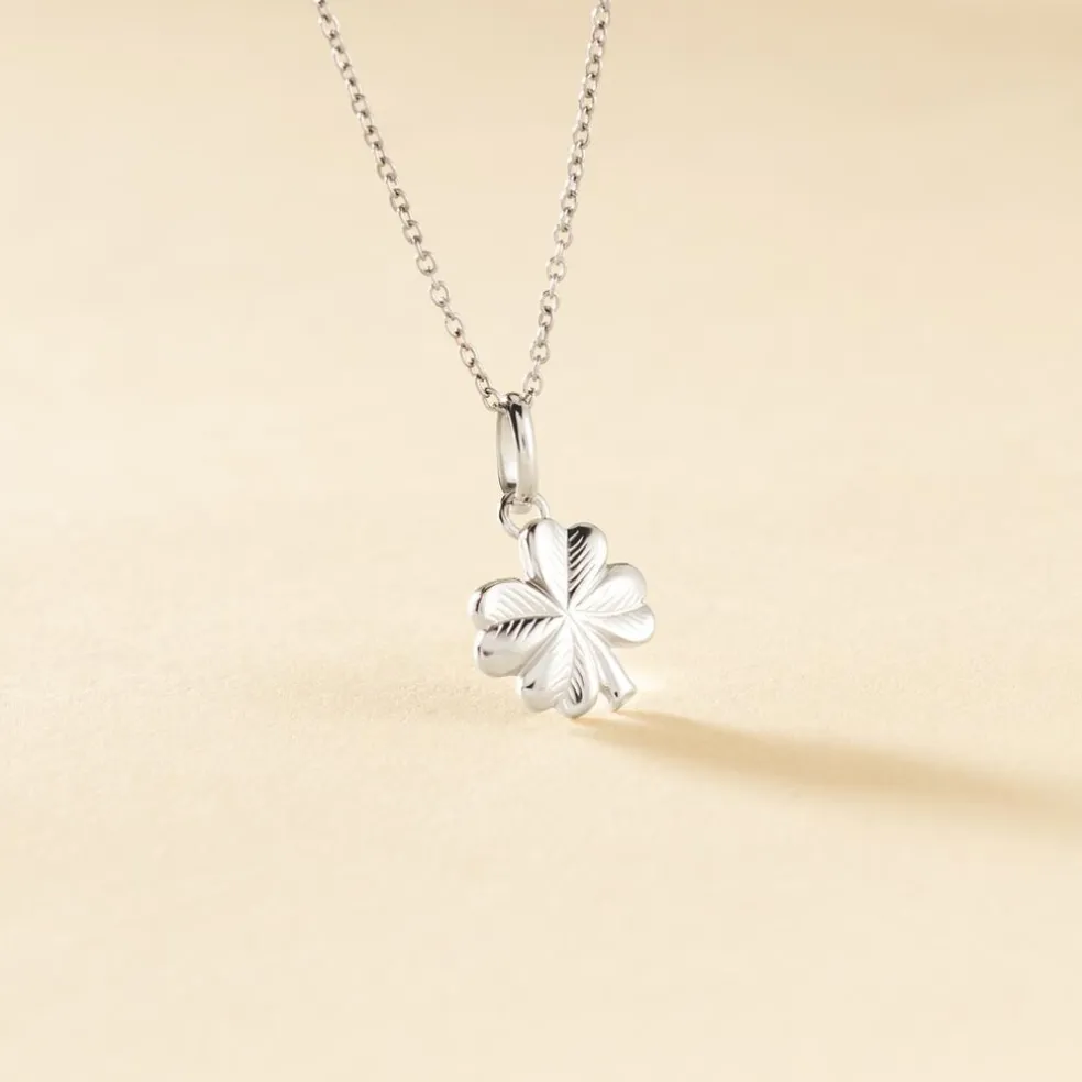 Pendentif Meylin Argent Blanc